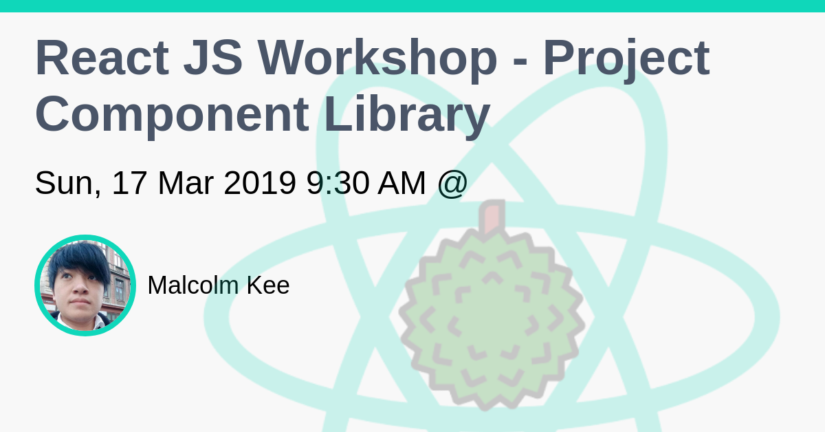 React JS Workshop - Project Component Library